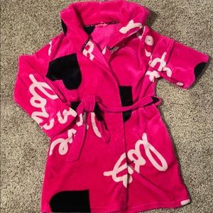 Betsey Johnson Plush Bathrobe